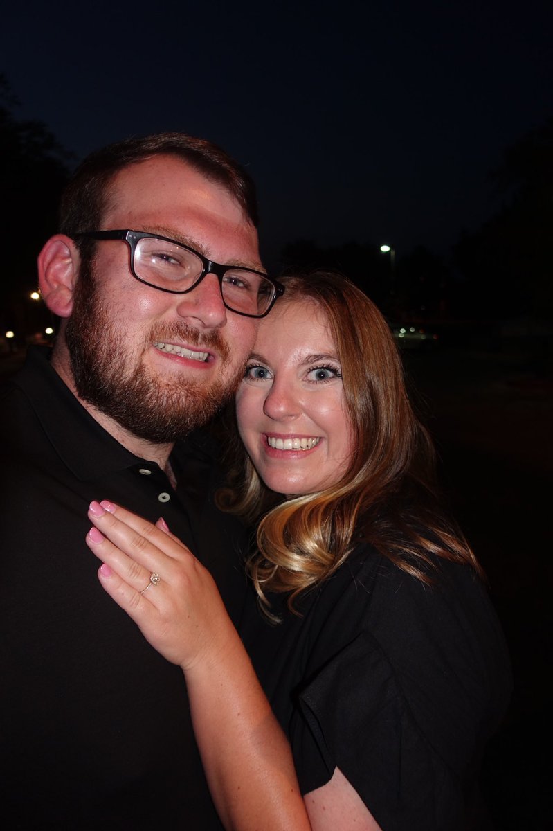 BIGHORN78's tweet photo. She said “Yes”! I get to spend the rest of my life with my best friend! Most magical moment of my life, I love you more than life, Ellie Retz ❤️💍 https://t.co/ntBL6OSK7s