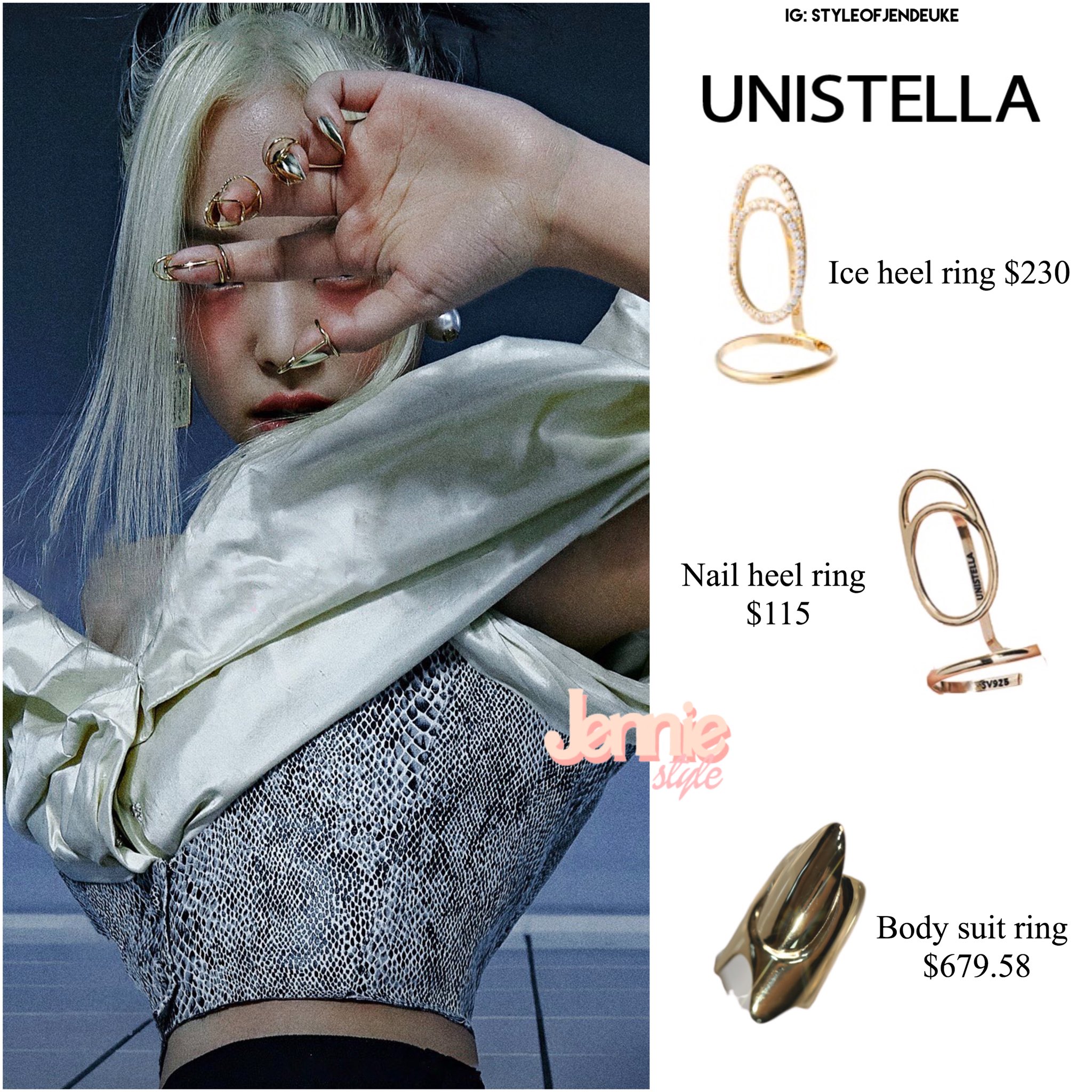 Nail on sale heel ring