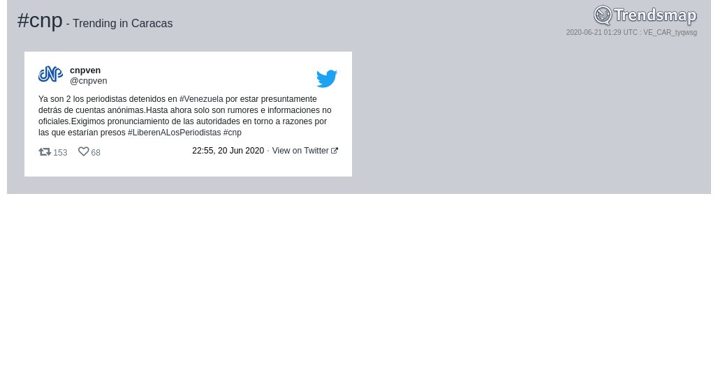 #cnp es ahora una tendencia en #Caracas

trendsmap.com/r/VE_CAR_tyqwsg