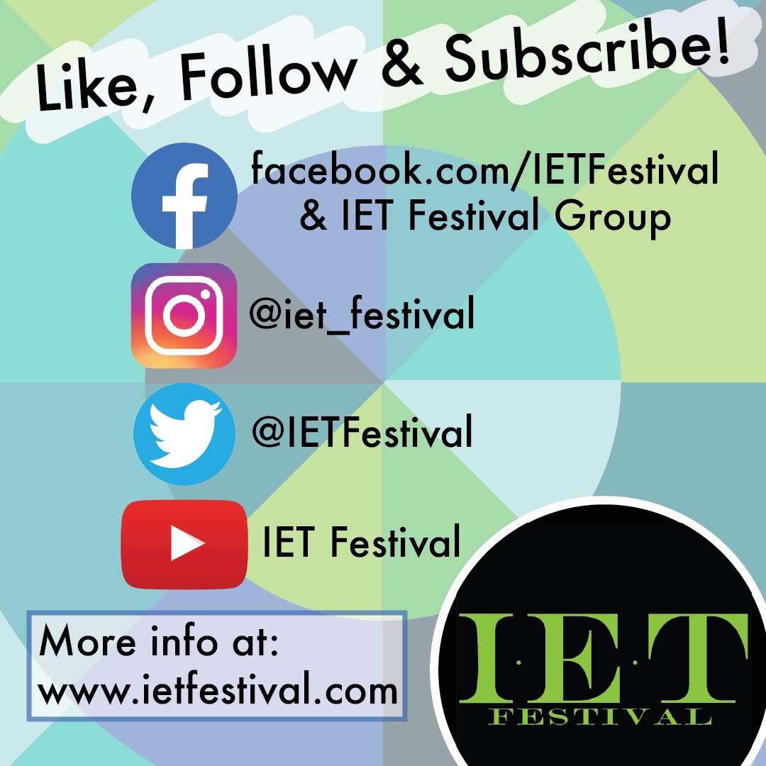 What a fantastic week it has been at the virtual 2020 IET Festival! Thank you to all of the guest artists, staff and participants for making it a great week! Be sure to like, follow and subscribe to all of our social media pages to stay connected for future IET Festival updates!