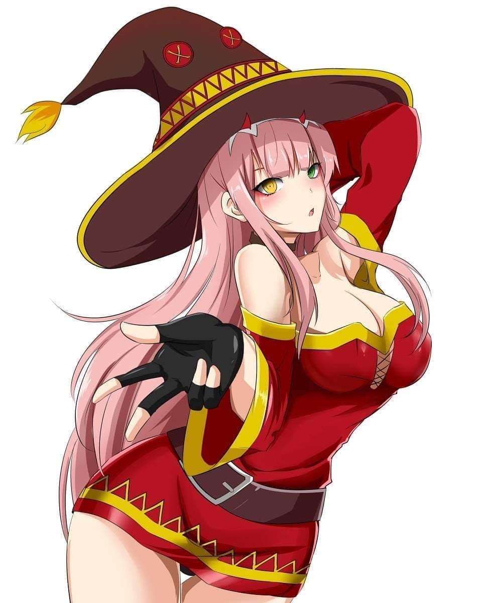 dailyzerotwo's tweet photo. Zero Two + Megumin = https://t.co/dDT3s6tW3o