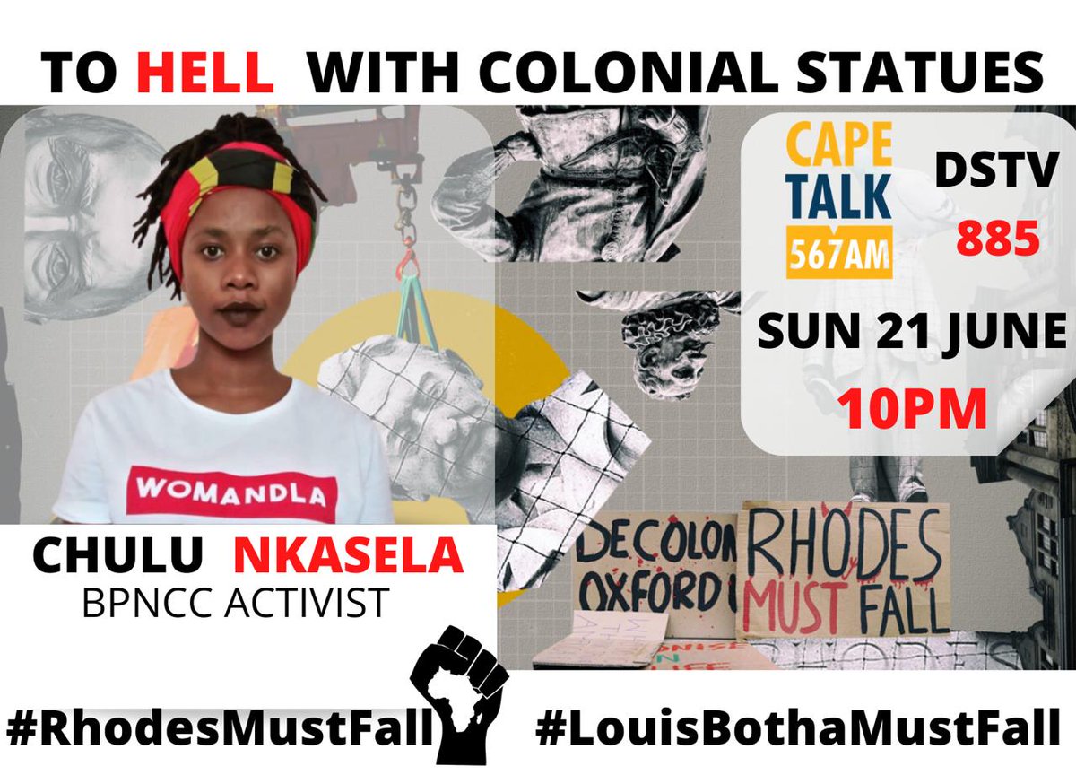 chulunkasela's tweet photo. It's a date comrades #LouisBothaMustFall https://t.co/9SCzDU6WAy