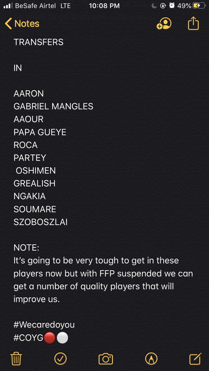 My humble opinion to this football club.