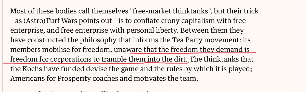 And as Monbiot presciently states here and here..