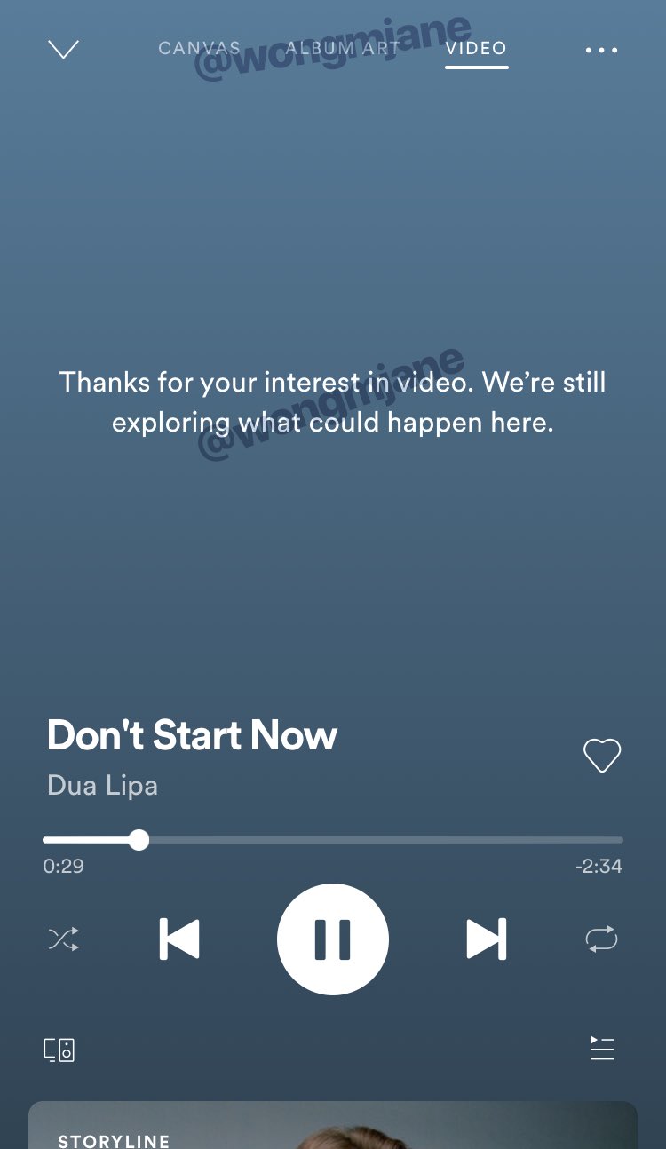 Spotify Video Integration