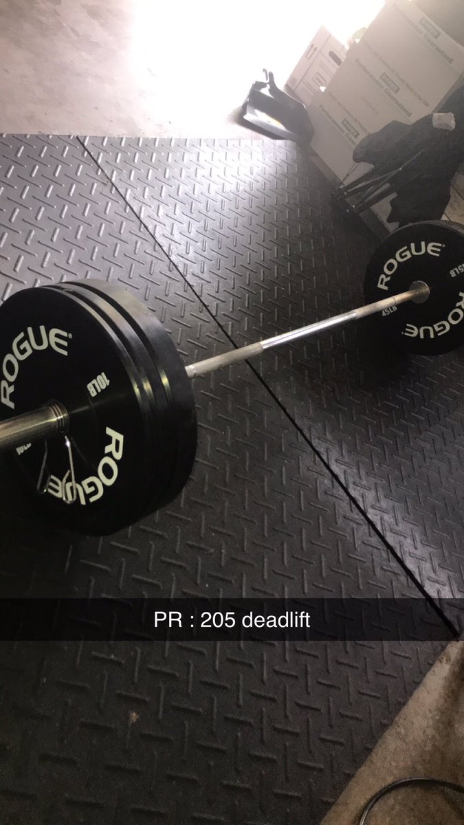 JaecyNelson's tweet photo. Hit a new PR today in the weight room after not being in it for awhile, 205 lbs for deadlift 😁💪🏻 https://t.co/KLDTU29DeE