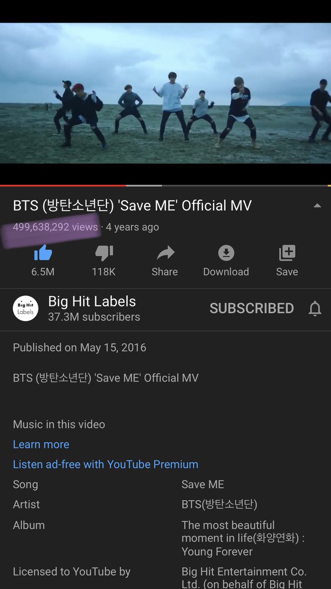 Download Save Me Bts