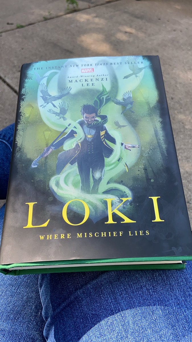 HiddlesArmy1's tweet photo. What I’m doing this weekend! Reading and enjoying the outdoors! Also getting back to my nerdy girl roots! #Loki #Marvel #NerdyGirl https://t.co/Wy5Mss2L8z