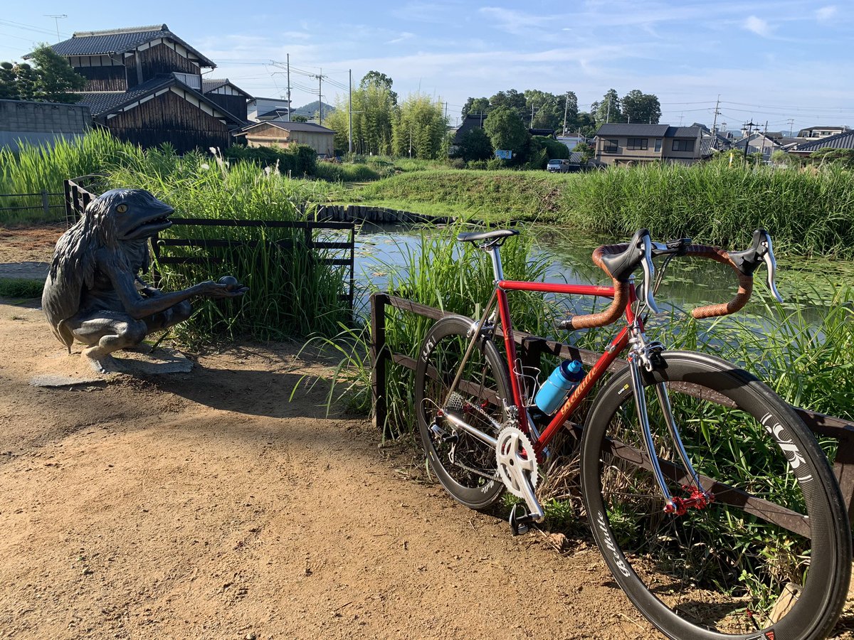tusbota's tweet photo. 河童サイクリング
#bellate 
#クロモリ
#steelbike https://t.co/rBslOVDBWs