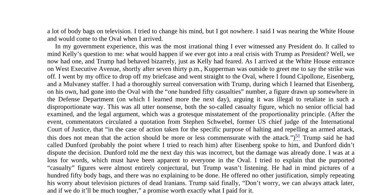 Got my hands on Bolton’s book. Not planning to read the whole thing (although the writing seems lively). Here is one of the passages I was interested in. Sheer insanity