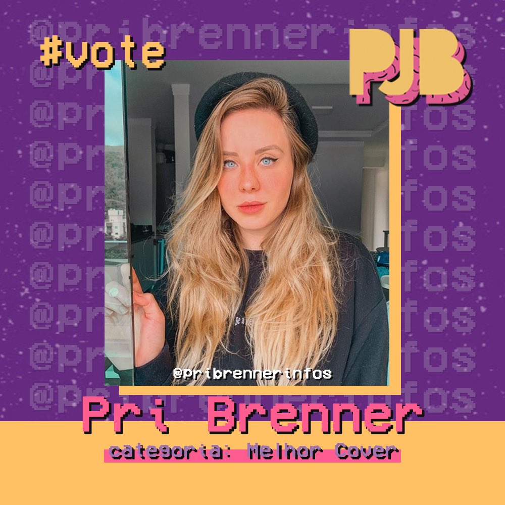 infospribrenner's tweet photo. Mutirão iniciado! 

Vote em Pri Brenner na categoria Melhor Cover no #PremioJovem.

A cada 10 votos, respondam esse tweet com um emoji, pois facilita na contagem.

🔗 | https://t.co/Ud9mUu27PX https://t.co/If2Kz01N8O