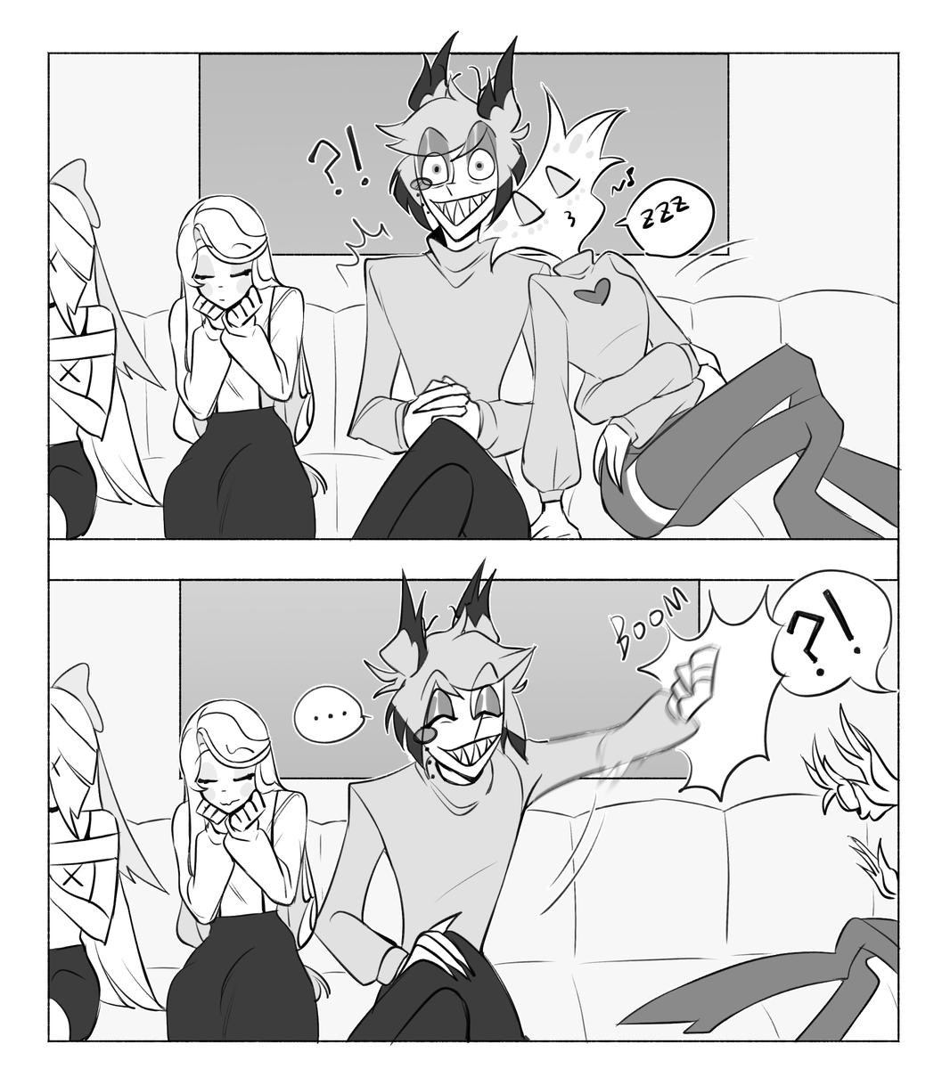 charlastorlove's tweet photo. 🚋
#charlastor 
#hazbinhotel 
#HazbinHotelFanart 
原梗下收~ https://t.co/6cfZM9SrHu