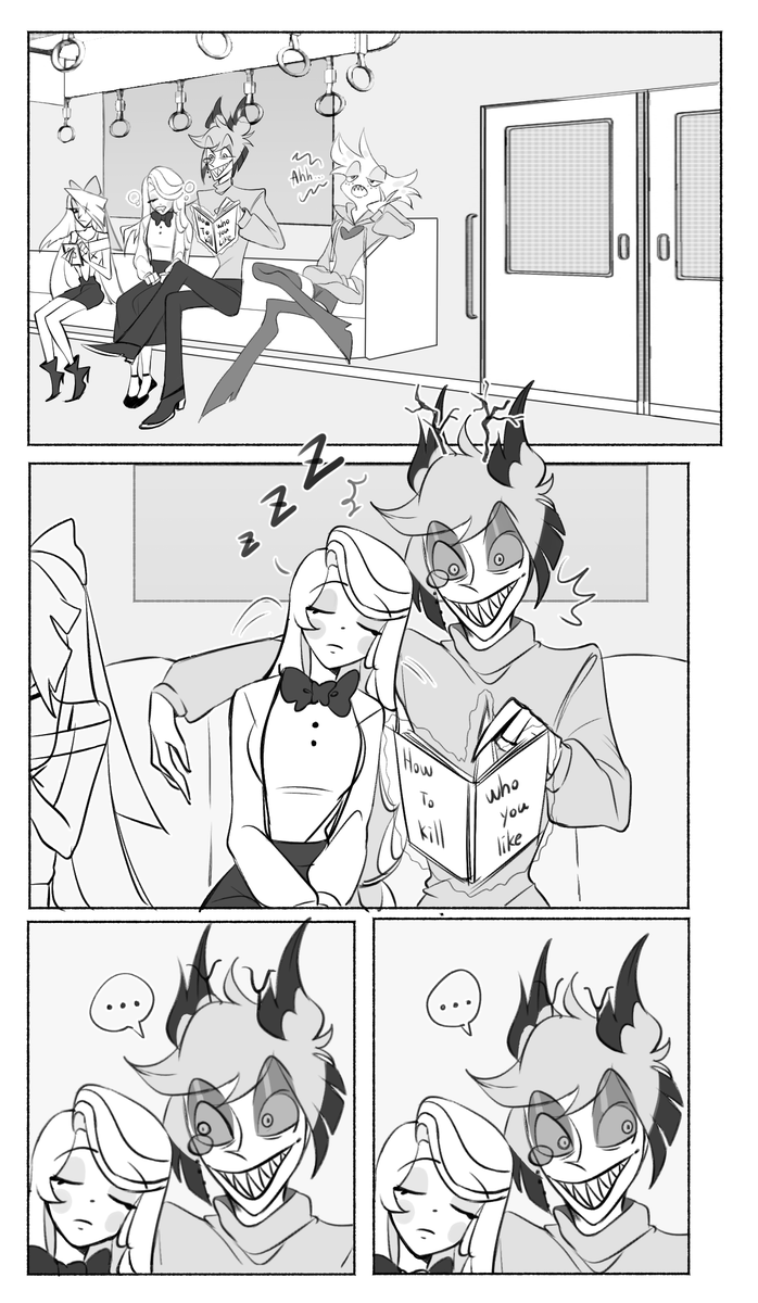 charlastorlove's tweet photo. 🚋
#charlastor 
#hazbinhotel 
#HazbinHotelFanart 
原梗下收~ https://t.co/6cfZM9SrHu