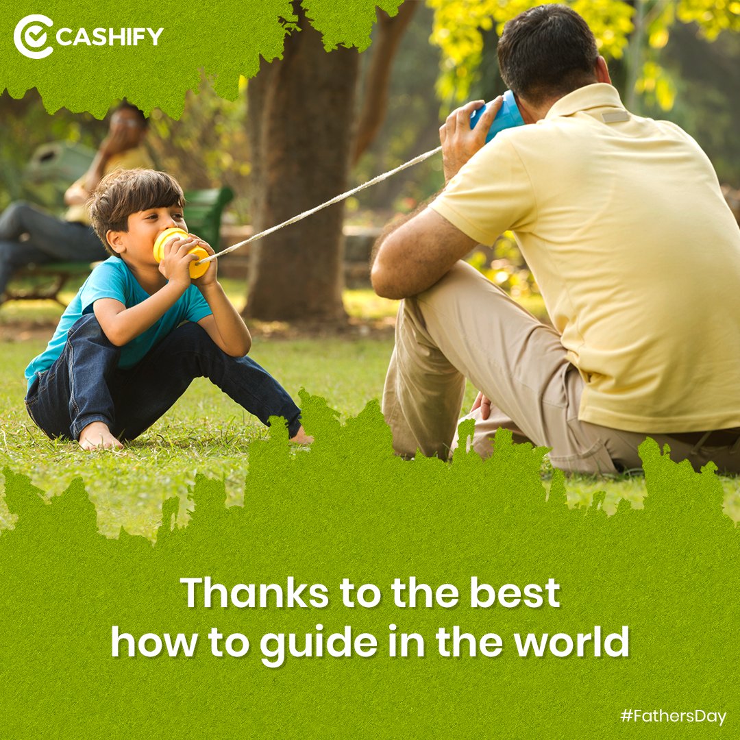 Cashify_'s tweet photo. Driving lessons meet car fixing tutorial meets repair hacks meet quick fixes for pretty much everything, thatโs dad!
Hereโs to the #FathersofTech in every home. #FathersDay https://t.co/X9qgRGYy9G