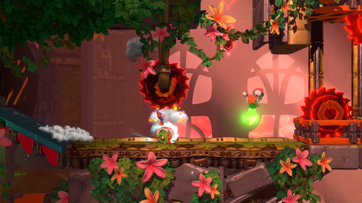 Yooka Laylee and the Impossible Lair by  @PlaytonicGames: I didn't see this come out last year but it has a free demo! It works well as a sidescrolling platformer :)  https://store.steampowered.com/app/846870/YookaLaylee_and_the_Impossible_Lair/