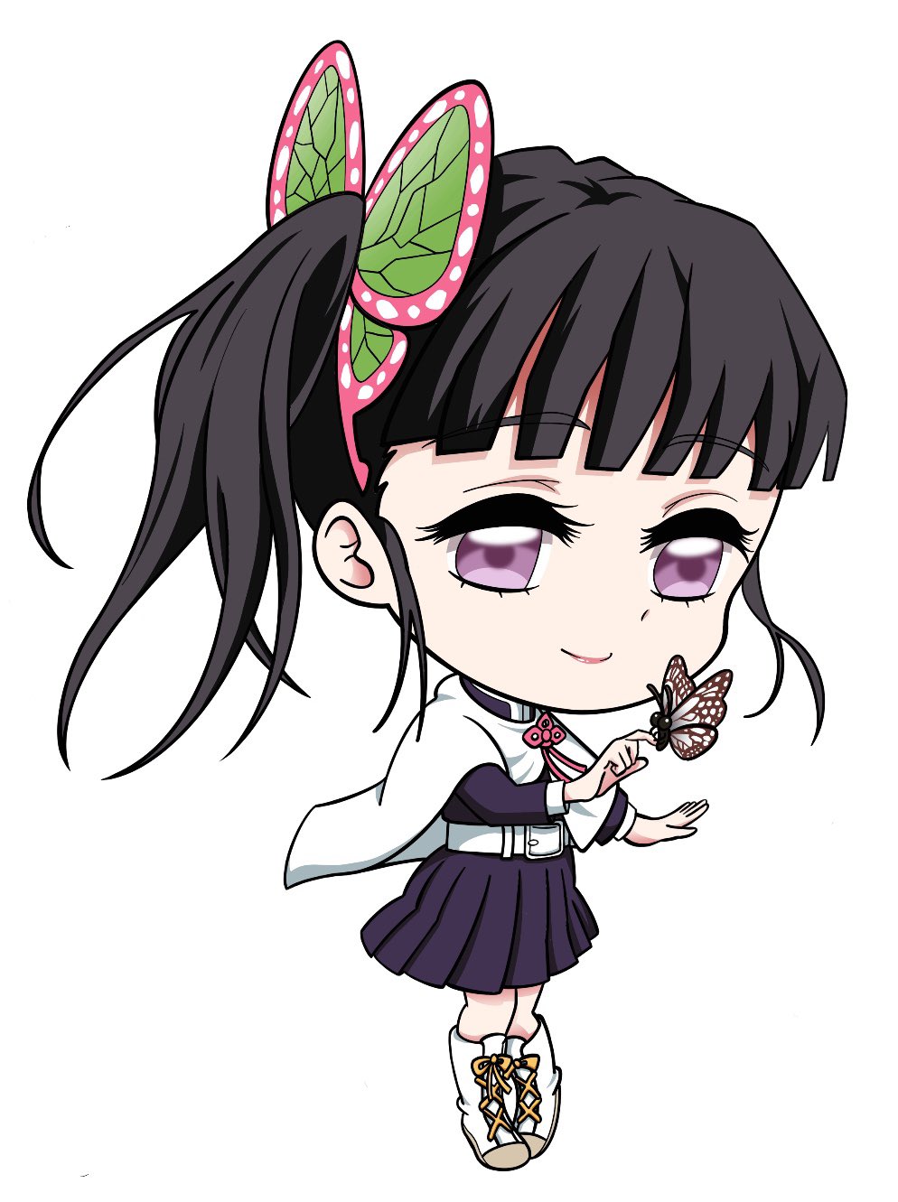 Lora 完成しました 2頭身イラストはわりと簡単だと思って描き始めましたが意外と時間かかりました このシリーズで描いていくか迷ってます 鬼滅の刃 栗花落カナヲ T Co 1l2mtwcnfb Twitter