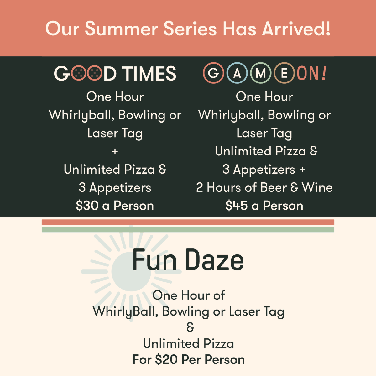 WhirlyBallBF's tweet photo. #Summer has arrived and so has our #SummerSeries! Book your experience and come have some well deserved fun: https://t.co/Tdo3S5mmNu https://t.co/gLfmZ7sozZ