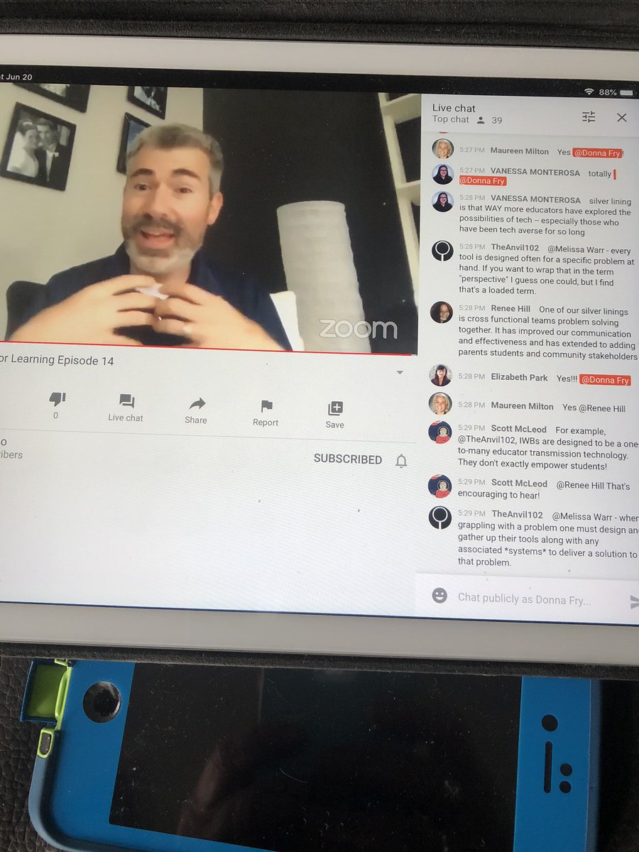 fryed's tweet image. Such a terrific conversation today on #silverliningforlearning 

Episode 14 did not disappoint!  Love that everyone is examining how we use this time as a catalyst to improve learning for all. 

@YongZhaoEd @punyamishra @mcleod @chrs_dede   

#onted #mbed #nled #nsed #pandemic