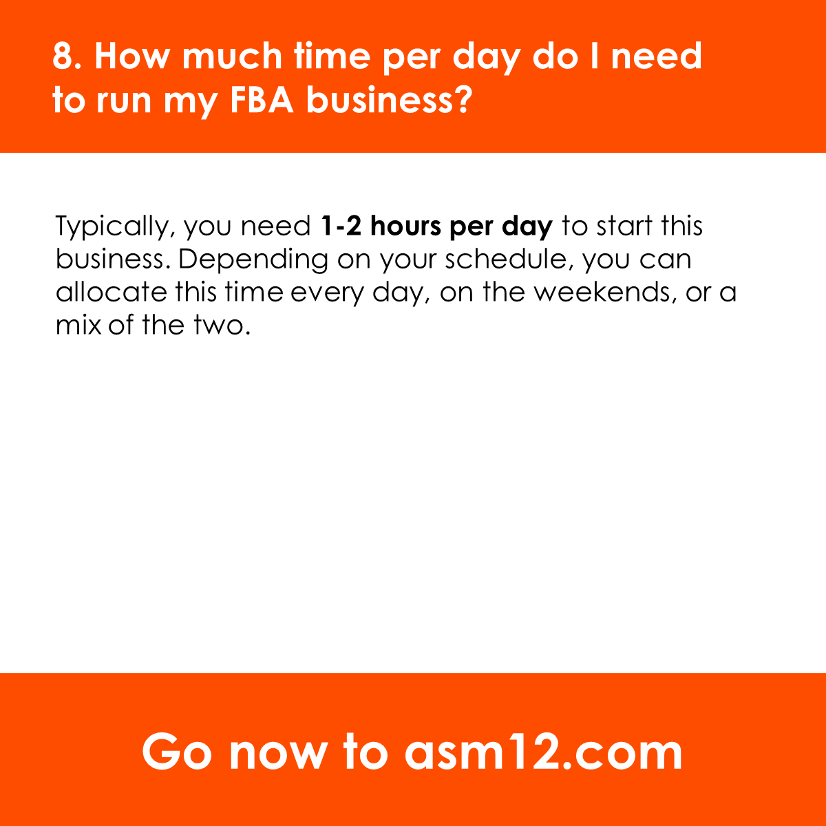 SellerGenius's tweet photo. #ASM Review: How much time per day do I need
to run my FBA business?

Last chance to get #AmazingSellingMachine + bonuses ➡️ https://t.co/HQwOgocnQO 

#fba #asm12 #sellonamazon #workfromhome #homebusiness #amazonselling https://t.co/yS5cvBUCUB