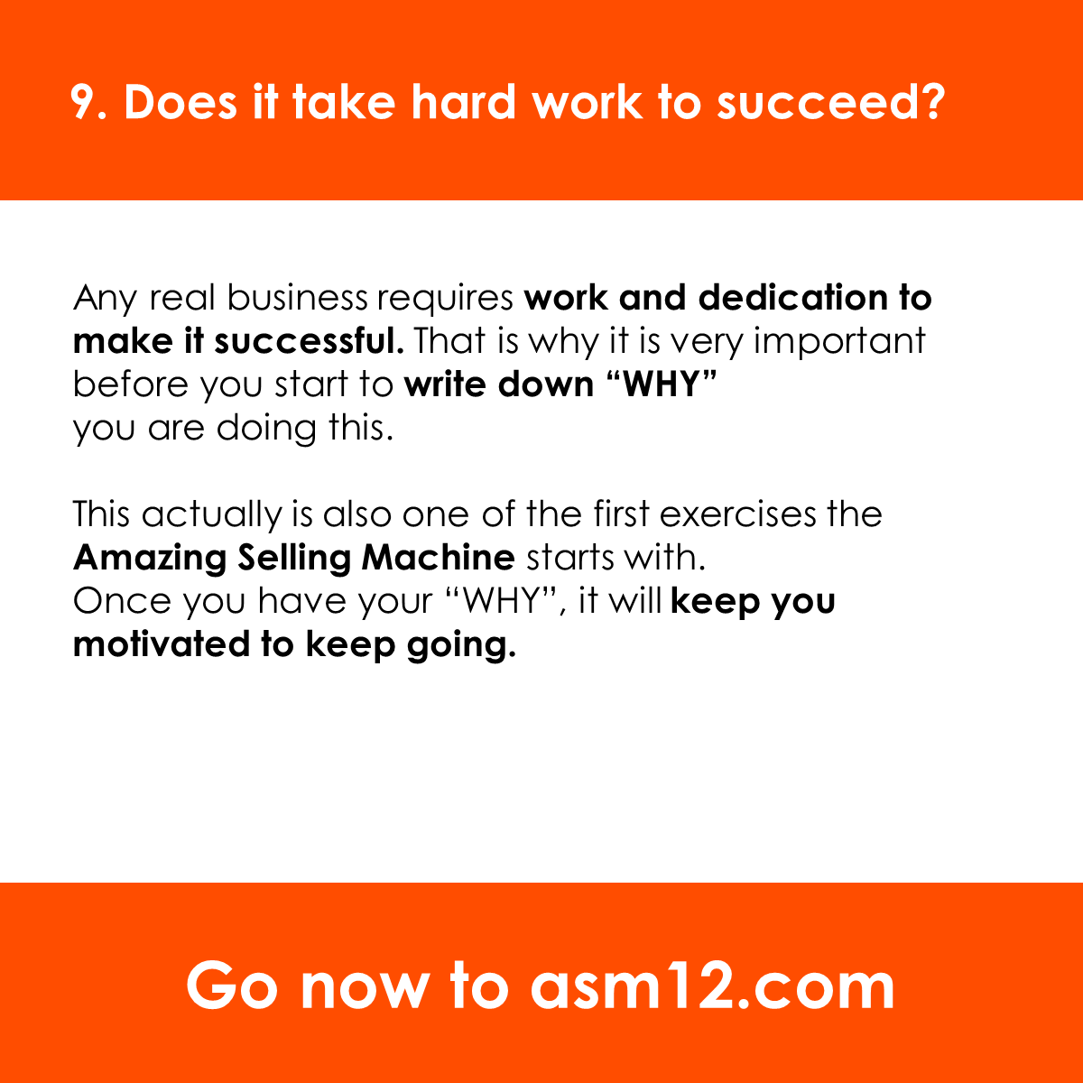 SellerGenius's tweet photo. #ASM Review: Does it take hard work to succeed?

Last chance to get #AmazingSellingMachine + bonuses ➡️ https://t.co/HQwOgnUMZg 

#fba #asm12 #sellonamazon #workfromhome #homebusiness #amazonseller https://t.co/GtBEw3t4Z2