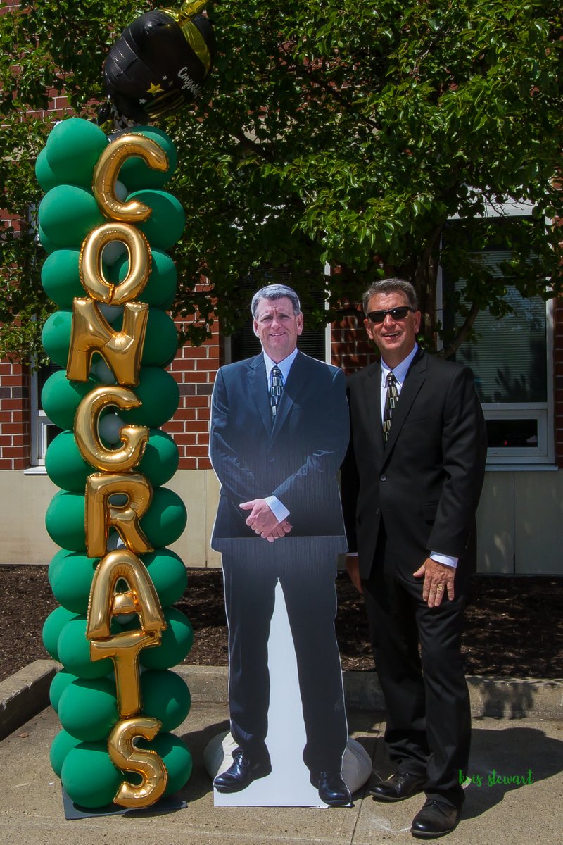It was a great day for the Class of 2020 <a href="/NMHS/">NMHS</a> with Flat <a href="/MrShugrue/">Greg Shugrue</a> .  well done, sir!  (both of you) #nmhspride