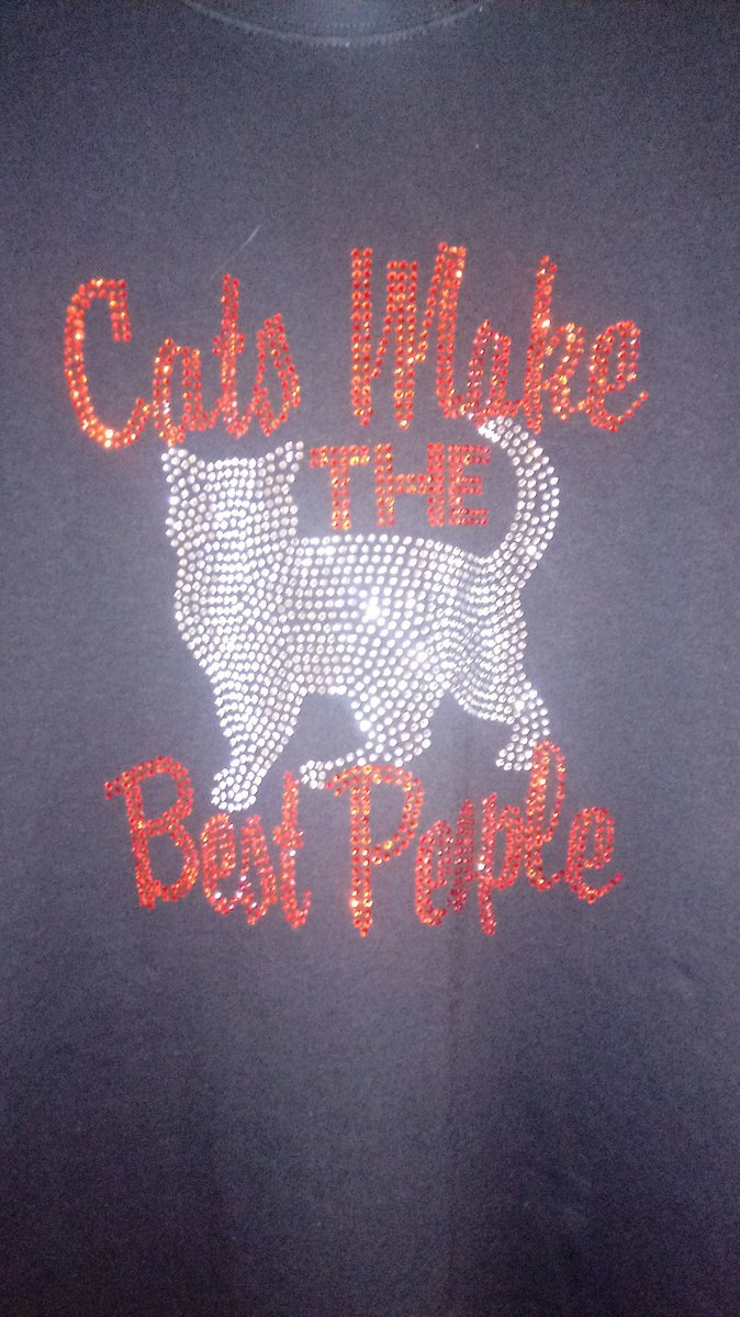 I received this tee shirt in the mail today from a friend. I love it. She said she knew I liked bling.