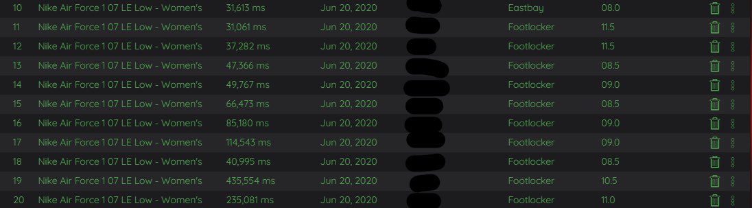 Soldout_la's tweet photo. lil 11 clip this morning
All the great info comin from @LoopAlerts 
@NSBSneakerBot is stupid slept on
Best proxies in the game @UnknownProxies https://t.co/41MGPdgYd4