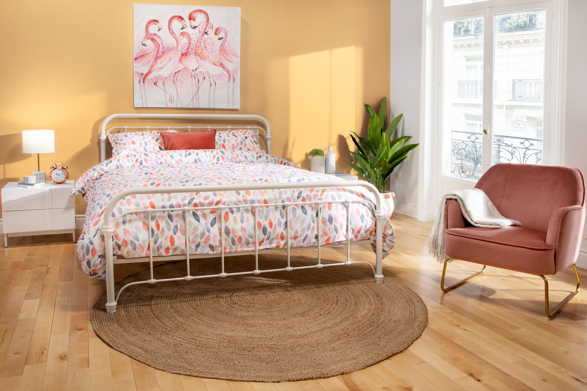 Structube metal bed frame discount