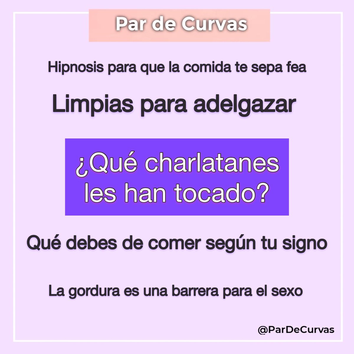 pardecurvas's tweet photo. 🔴Checa nuestro nuevo video ▶️ “Charlatanes para bajar de peso” LINK👉🏼 https://t.co/3B5IYiZygf
•  
#BodyPositive
#CurvyGirl
#ParDeCurvas
#EstePar
#puruxona #dzipona #nohoch #curvy 
#gordasexi https://t.co/6A2nU3XpXE