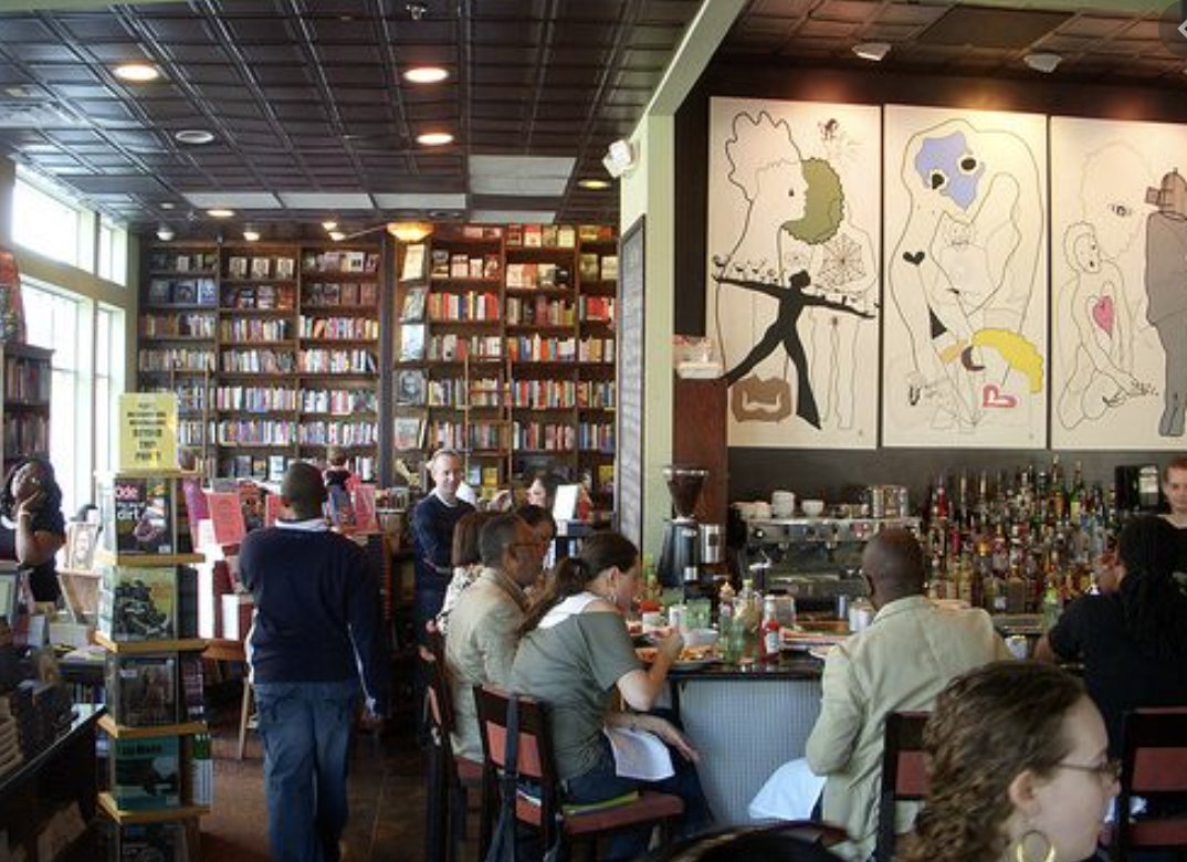 It got to the point that when I walked into the coffee shop  @busboysandpoets, they would reach over and plug in my laptop instinctively. And that's why I tip crazy amounts when I'm there. I literally built my company there and their staff looked out for me night after night.