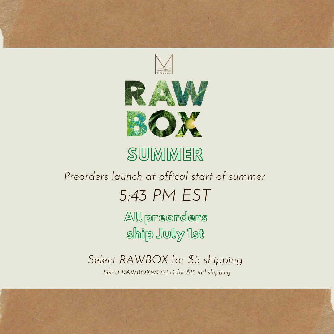 EmpressMane's tweet photo. The rebranded #RAWBOX is available for preorder now!
$125 value for $60
Check these pics out to see whatβs in the summer subscription box ππ₯π₯π° https://t.co/7XPy7UYzgo