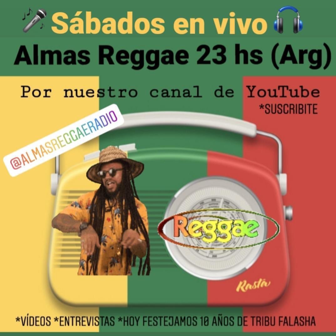 Corillo, esta noche no dejen de sintonizar el canal de YouTube de Almas Reggae Radio a las 23:00 hs , 10:00pm (Puerto Rico) para que disfruten del buen Reggae Latino y escuchen nuestro nuevo tema “Dime”. El link es youtube.com/channel/UCr2DW… 🤙🏼💚💛❤️