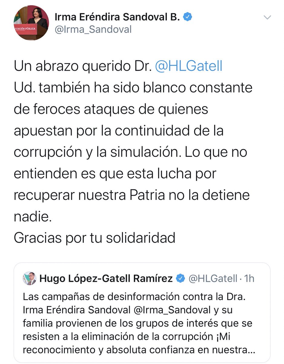 Uno adulador, la otra simuladora para atención psicológica: «apuestan a la continuidad y la simulación». Pero si achú: la 4T ES simulación. ¿Recuperar qué Patria? ¿Cuándo se perdió? ¿De qué habla? Ridícula.