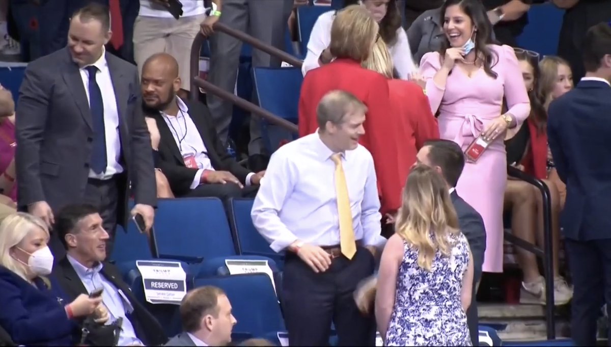 . @Jim_Jordan is at Trump’s Tulsa rally.
