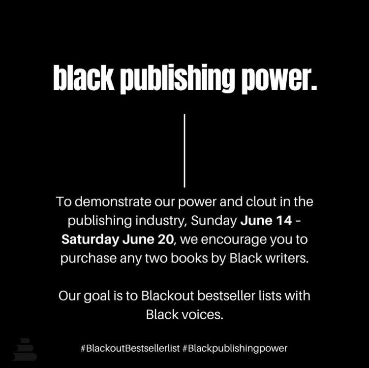 Finally, y’all know about   #BlackoutBestsellerList right?