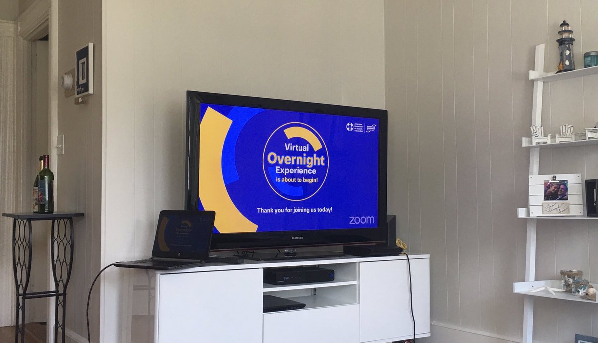 CorpDataVoice's tweet photo. We’re so excited the #VirtualOvernight has been such a hit so far! 

Please check out our AFSP promo at:
https://t.co/RXqGKBCjdG

Tune in tomorrow morning at 9 ET for the finale!

#AFSP #OvernightLuminaria 
#OvernightWalk https://t.co/n0WogT9fP1