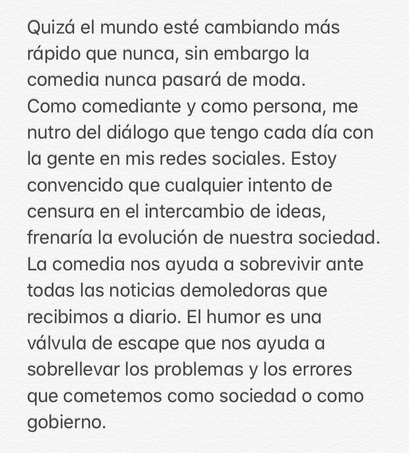 EugenioDerbez's tweet photo. #NoALaCensura https://t.co/MFbjoEcoXu