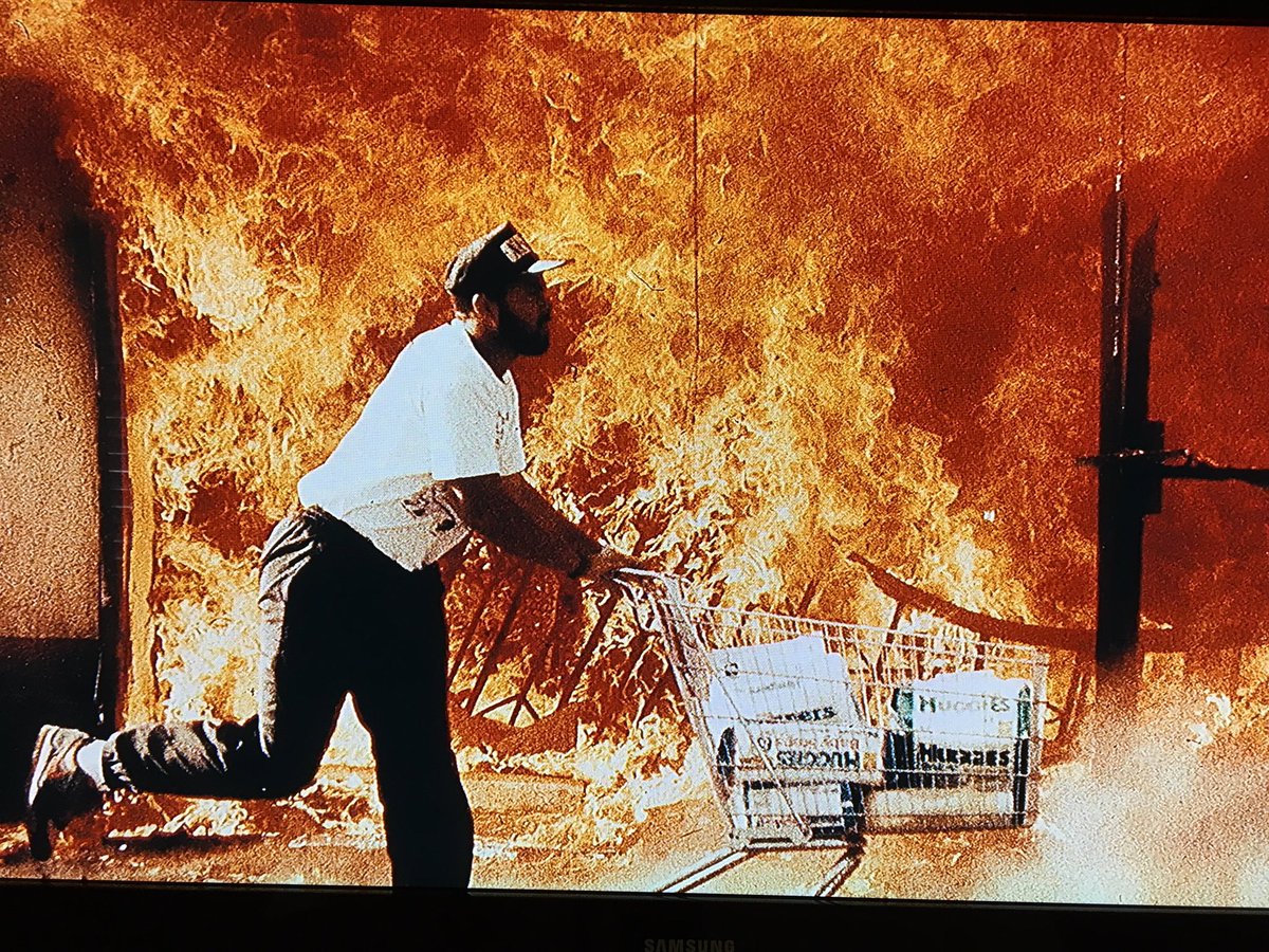 8) Violence, looting, arson, fueled by anger, hatred, fear, and racial division- the George Flo... uh, I mean Rodney King riots marked an evil climax. 1992 vs 2020