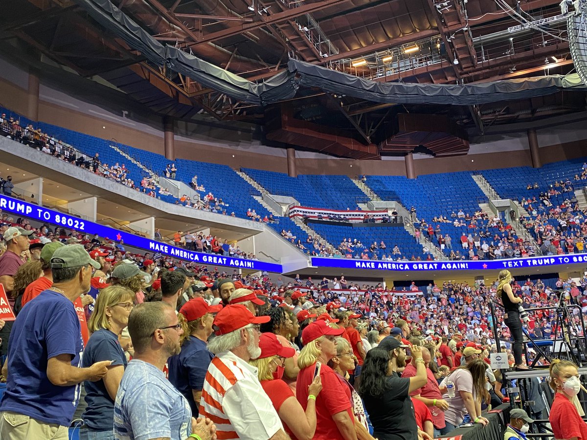 Jeff Mason On Twitter Inside The Arena For President Trump S Rally In Tulsa