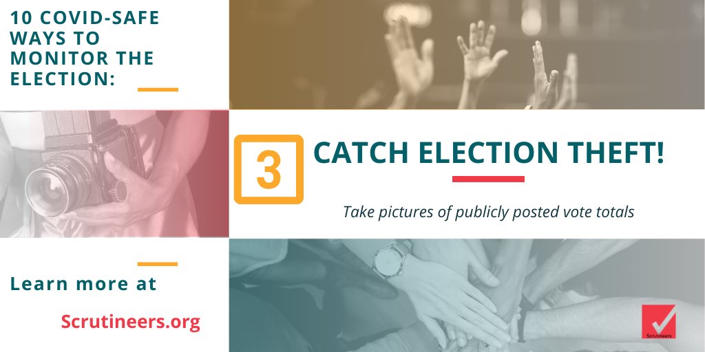 Photographing or videotaping poll tapes is one of the most important  #electionprotection activities this year. Come learn how and why. Then assemble people to help.