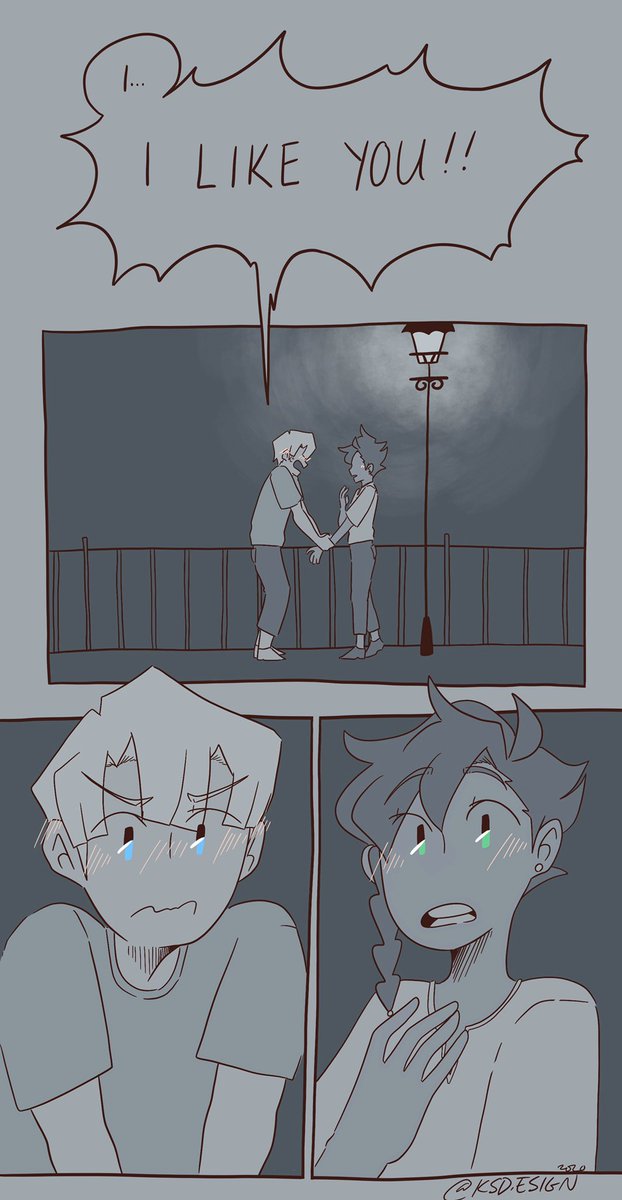 ksd_esign's tweet photo. ✨Confession✨
A smol #dimiclaude comic... i’m soft for them 🥺 https://t.co/BX9IFWgpXf