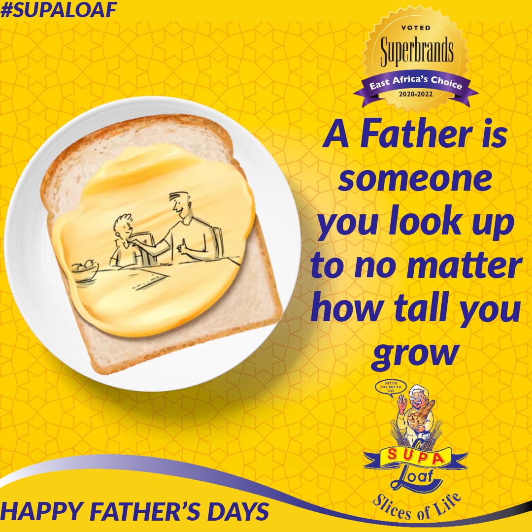 SupaLoafOffcl's tweet photo. A daughter's first love &amp; a son's first friend.
An absolute inspiration and one to look up to.
A figure that cannot be rewarded.
Happy Father’s Day to all Supa Dads in the world
#HappyFathersDay2020 #FathersDay 

#Kenya #Uganda #Tanzania #Nairobi #Kampala #DarEsSalaam #Mombasa https://t.co/swI1nm2jmj