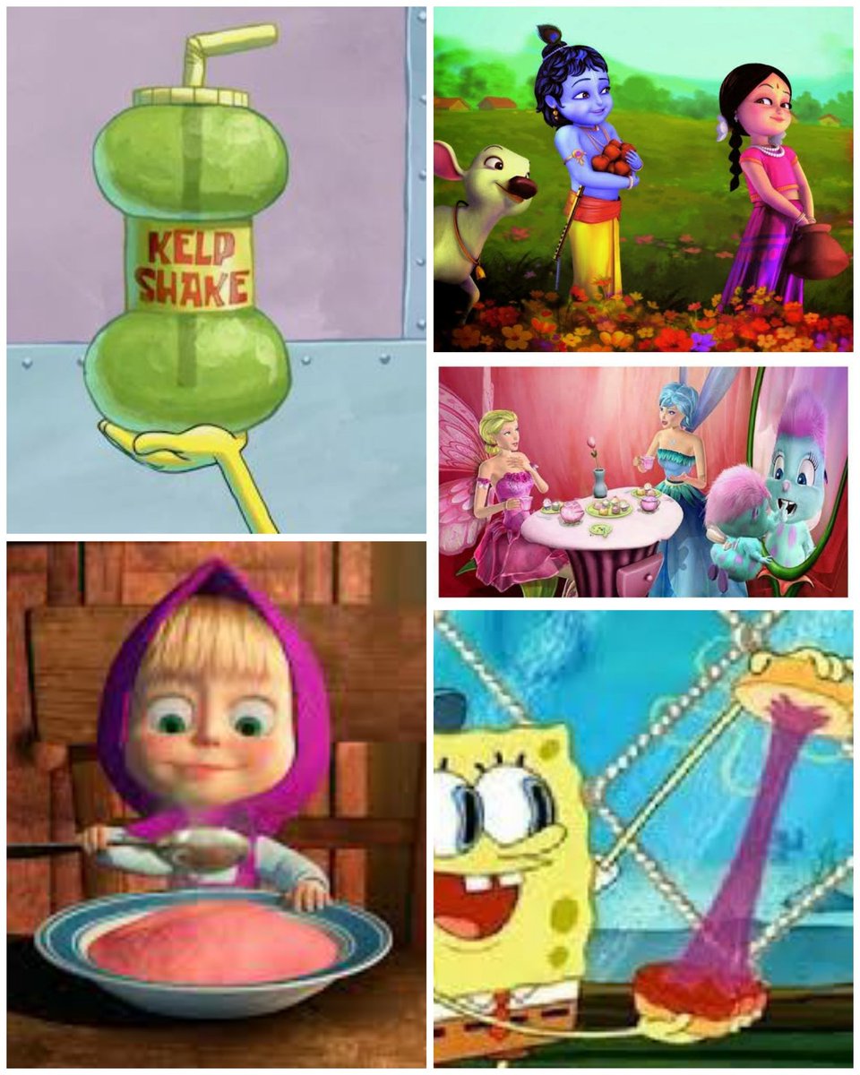 Guis kalian pernah kepikiran penasaran pengen nyobain makanan/minuman yang ada di film kartun gitu gak sih? Aku pengen nyobain jellyspotter,kelpshake,bubur masha,ladoo menteganya krisna, sama cupcakesnya fairytopia 😭