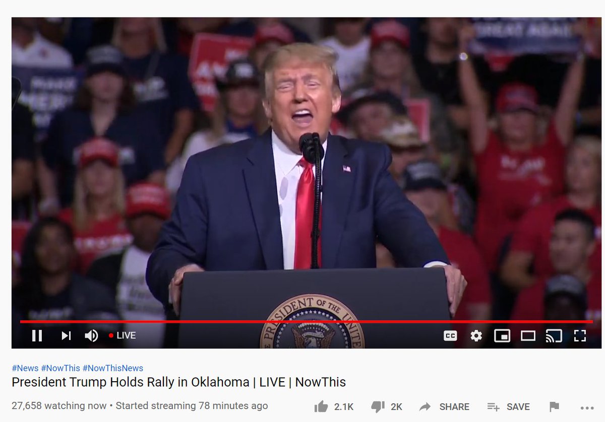 74,000 on Fox Business. 45,000 on NBC News. 99,000 on RSBN. 28,000 on Now This.