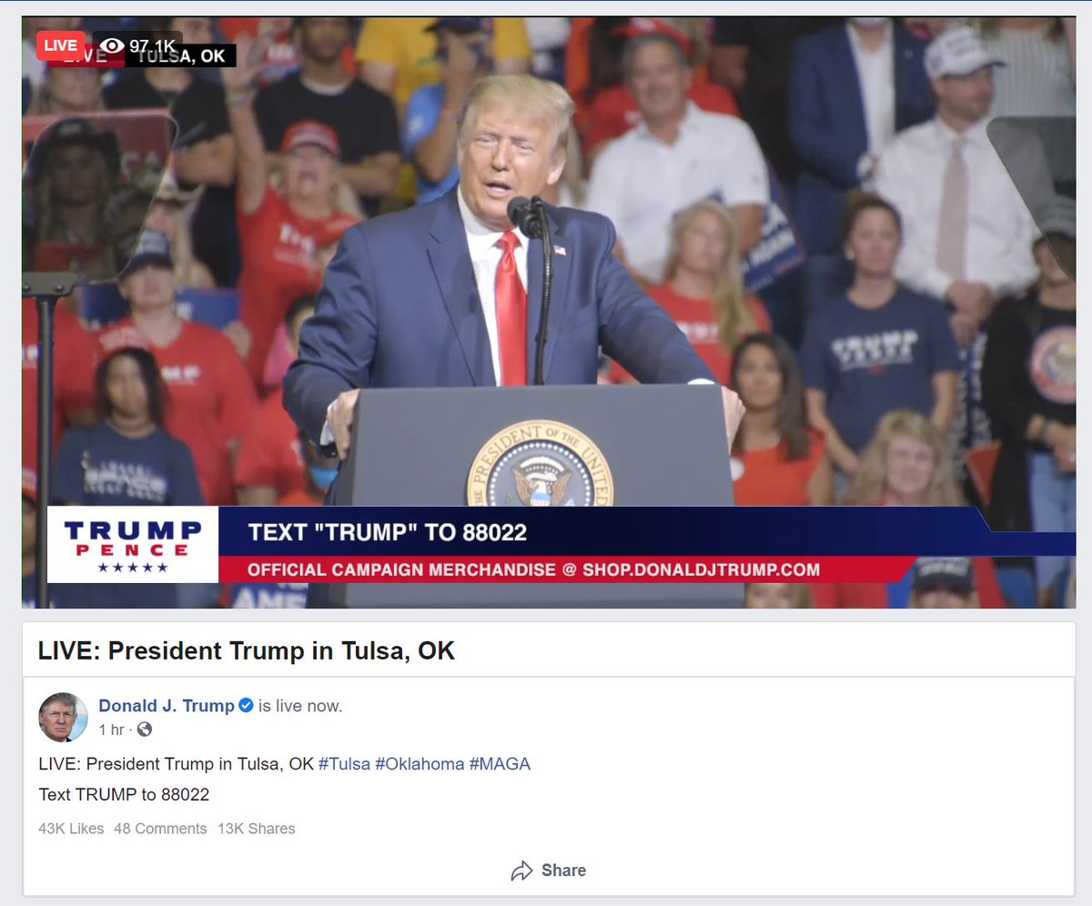 Oh, and 97,000 on Facebook.