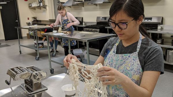 SurreyChristian's tweet photo. Foods 11/12 made ramen noodles in class last week. Everyone was able to work at their own station and then took their noodles home to cook for their families.
#scsFoodsLab #scsSecondary #scs2020 https://t.co/JPxs9S6NyH