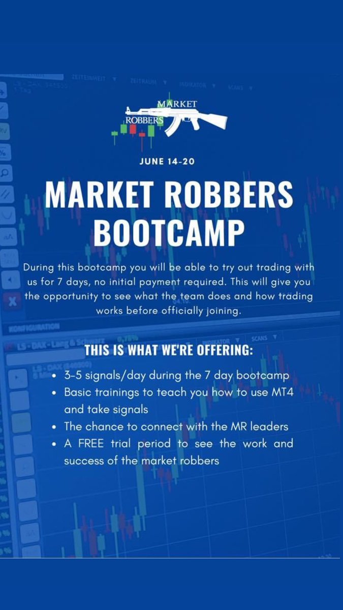 B_Money32's tweet photo. Today is the last day for the #free #forex Market Robbers Bootcamp. Come learn how to really trade in the foreign exchange market. This is your opportunity to really see if Forex is for you and stop going by what you hear or a bad experience. DM ME for the link. https://t.co/ADaqq2JyMy