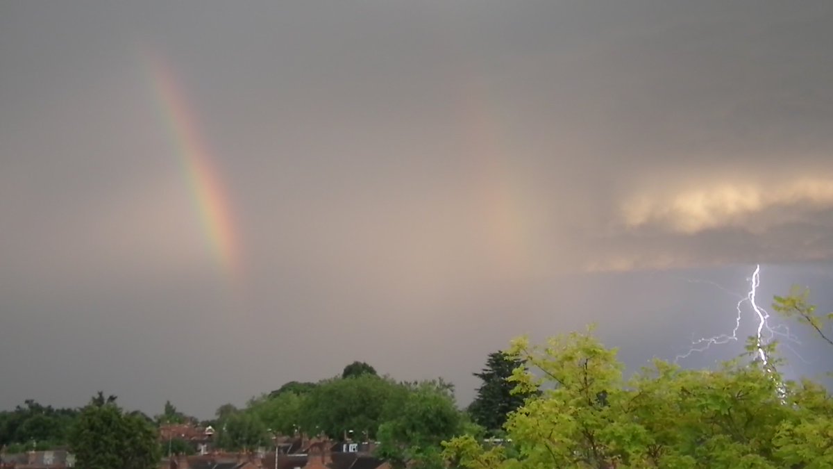 I was just minding my own business with a @Purityale UBU and saw this out the window... powerful stuff! #Thunderstorm