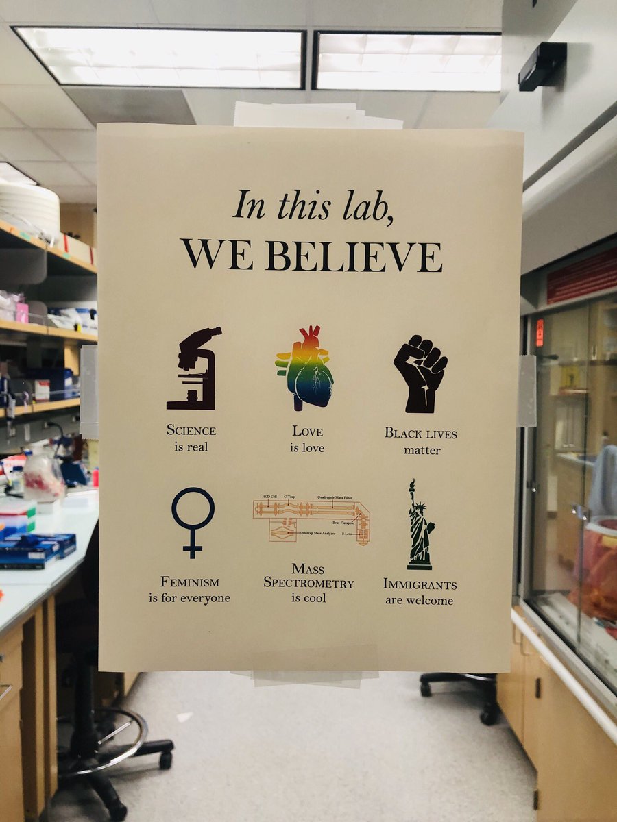This poster, an @SammyKatta design, was created to show that racial justice, diversity, and inclusion is not separate from our #academiclife #research #Science practices. With the poster are action items, check out the pledge sammykatta.com/pledge #AcademicChatter <a href="/UWMadison/">UW–Madison</a>