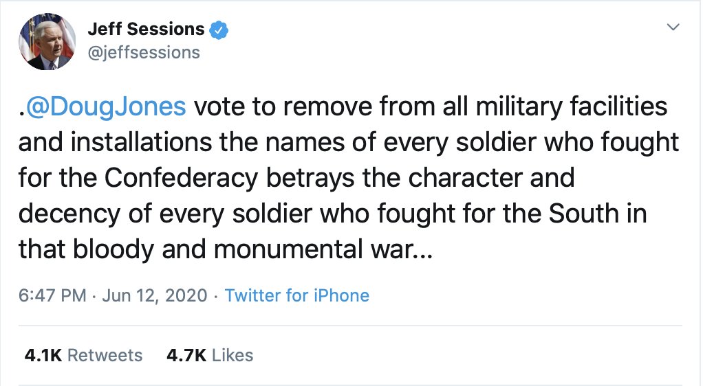 girlsreallyrule's tweet photo. Okay class, you're gonna want to make sure this is in your notes: this response by @DougJones to Jeff Sessions is what a perfect Twitter clap back looks like. 🔥 https://t.co/GNULieGDlt